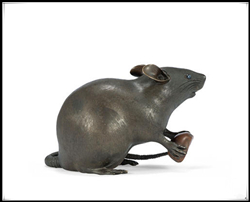 鑄銅鼠擺件價(jià)格