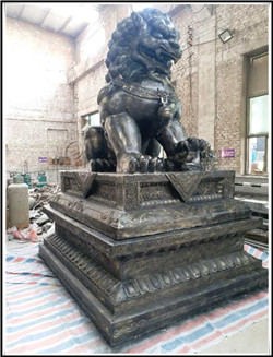 鑄造銅獅子|鎮(zhèn)宅銅獅子