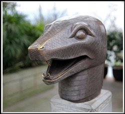 銅蛇動(dòng)物雕塑|銅蛇擺件