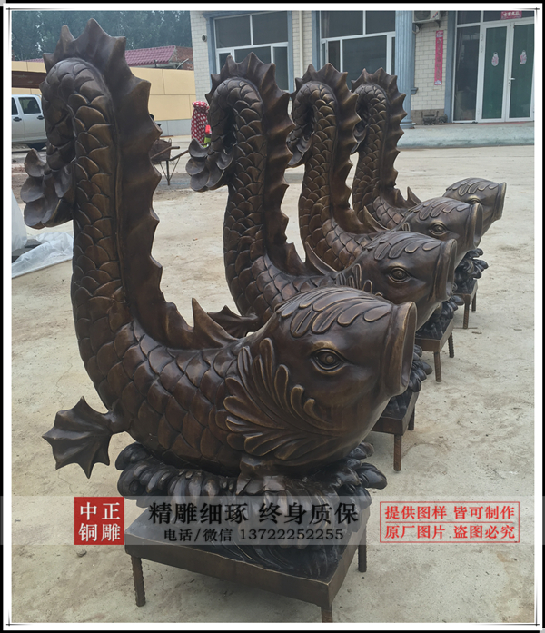 銅魚雕塑|銅魚擺件價(jià)格
