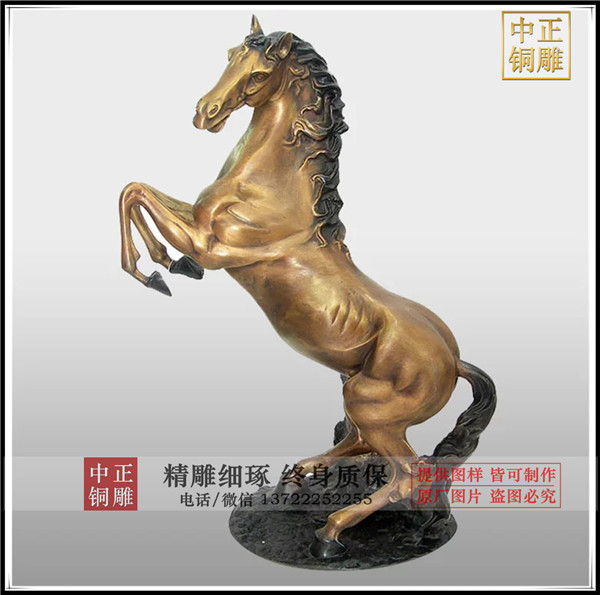 仿古銅馬擺件|銅馬雕塑廠(chǎng)家