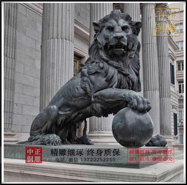 加工銅獅子|銅獅子擺件價(jià)格