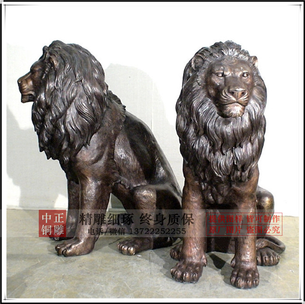 看門(mén)銅獅子