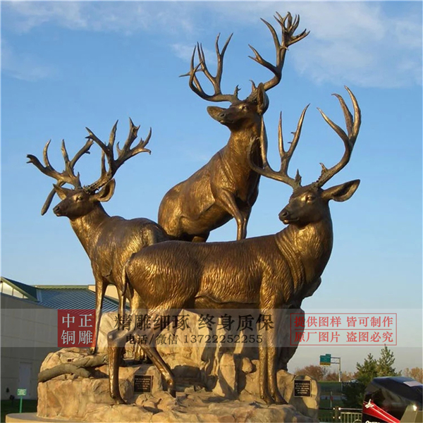 銅鹿雕塑鑄造廠家.jpg 銅鹿雕塑鑄造廠家.jpg
