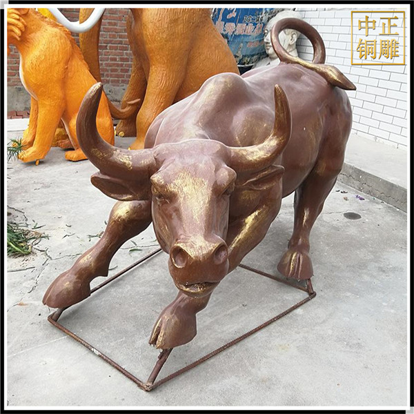 仿華爾街銅牛雕塑