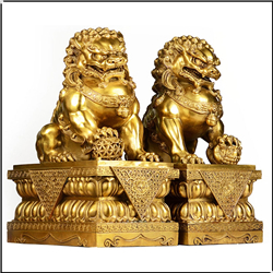 風(fēng)水銅獅子