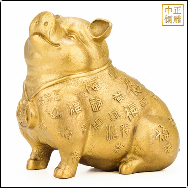 百福銅豬擺件.jpg 百福銅豬擺件.jpg