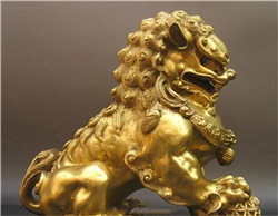 風(fēng)水銅獅子