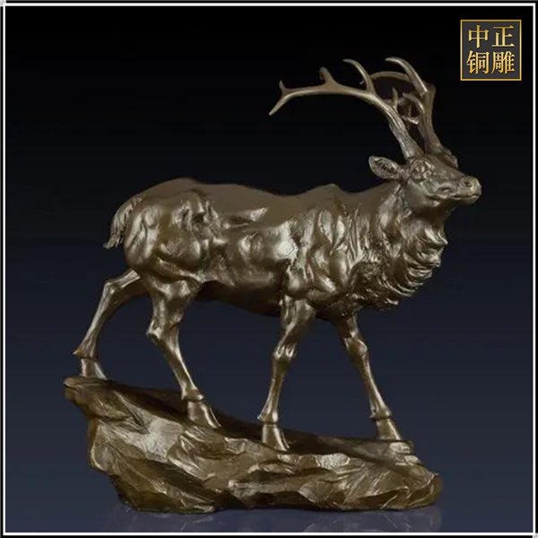 純銅鹿工藝品.jpg 純銅鹿工藝品.jpg