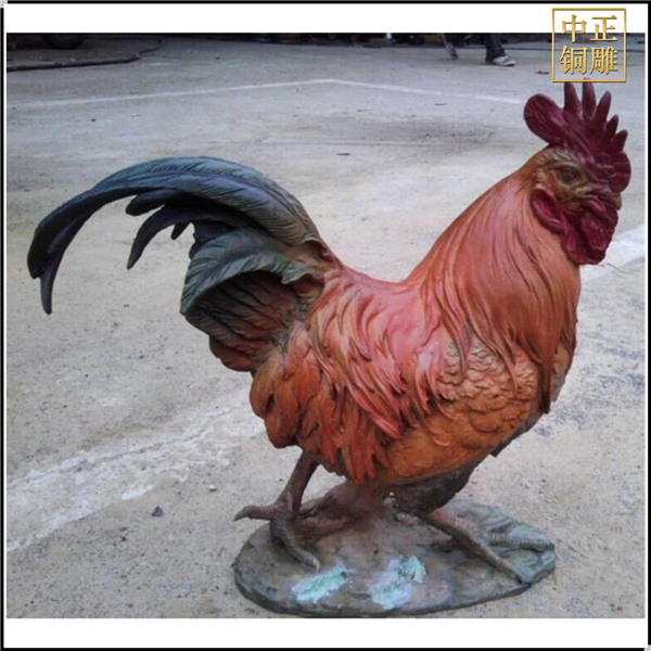 彩繪銅公雞.jpg 彩繪銅公雞.jpg