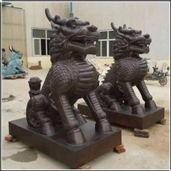 現(xiàn)貨銅麒麟擺件