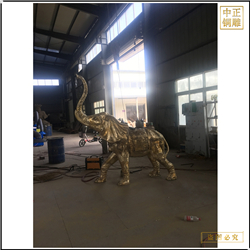 酒店別墅門口銅雕大象價格