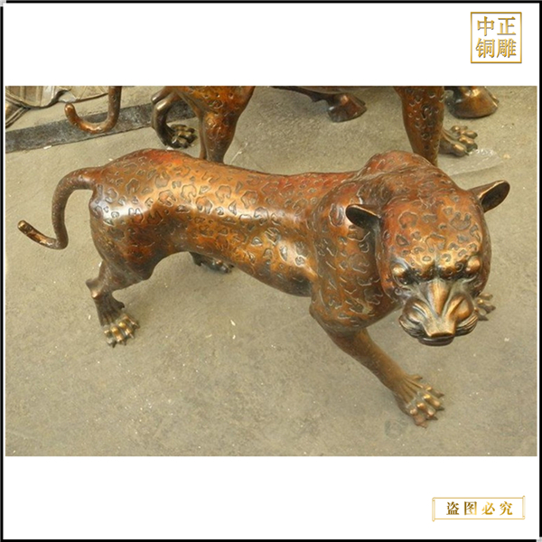 純銅仿古小型金錢(qián)豹