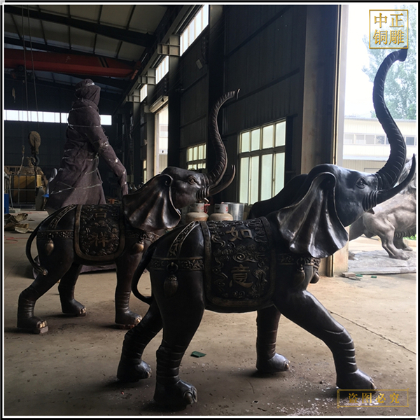 酒店門口銅雕大象鑄造價(jià)格