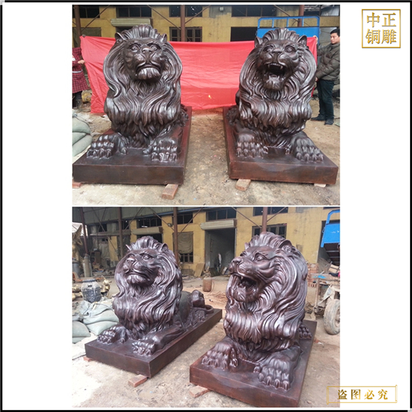 西方爬式銅獅子鑄造.jpg 西方爬式銅獅子鑄造.jpg