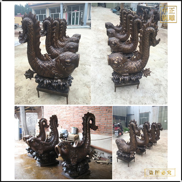 各種銅魚雕塑鑄造.jpg 各種銅魚雕塑鑄造.jpg
