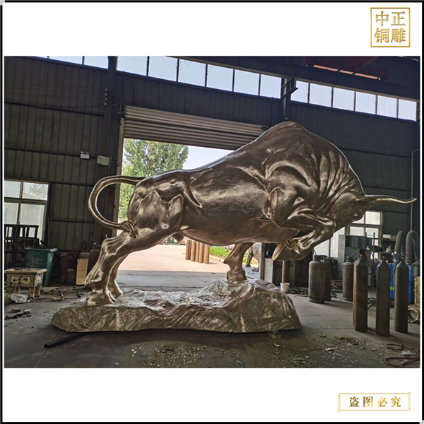 公園景觀開(kāi)荒銅牛銅雕