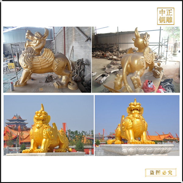 貼金純銅貔貅鑄造價(jià)格