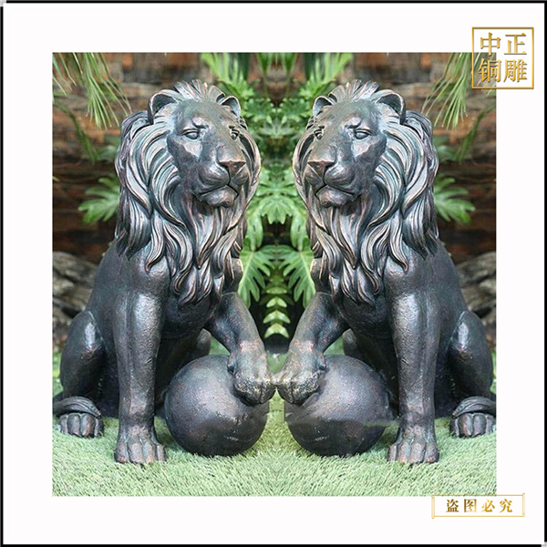 腳踩球銅獅子圖片.jpg 腳踩球銅獅子圖片.jpg