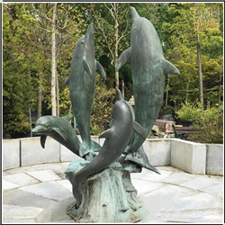 海豚銅雕塑鑄造廠(chǎng)
