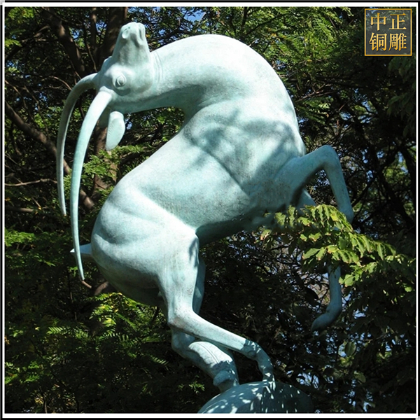 抬頭銅羊雕塑鑄造廠.jpg